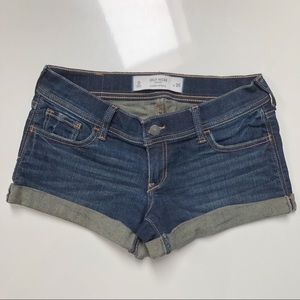 Gilly Hicks medium dark wash denim shorts